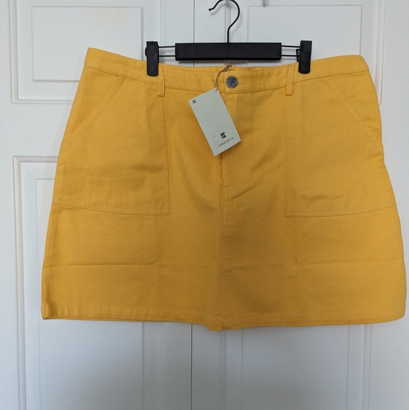 Lucy & Yak Dresses & Skirts - Lucy & Yak yellow denim skirt